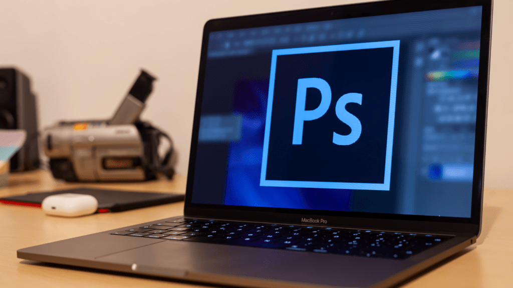 adobe photoshop cs6 on a computer