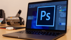 adobe photoshop cs6 on a computer