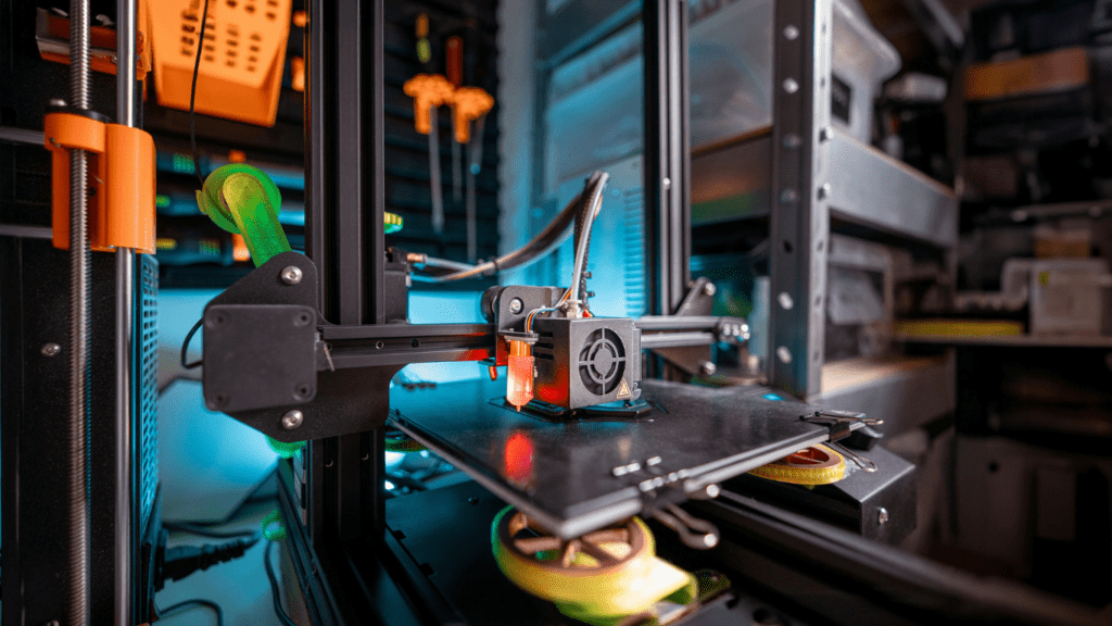 an image of a 3d printer in a room