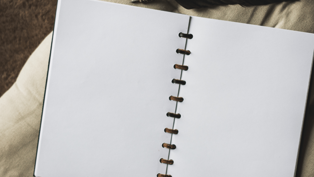 image of a blank book