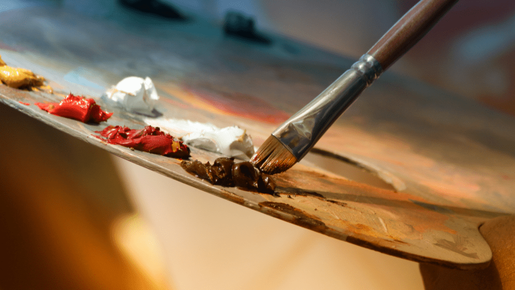 image of paint brush and pallete