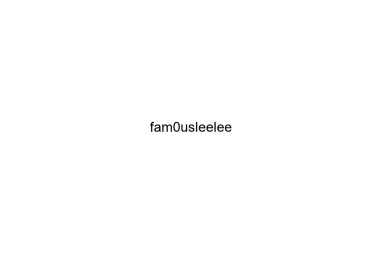 fam0usleelee