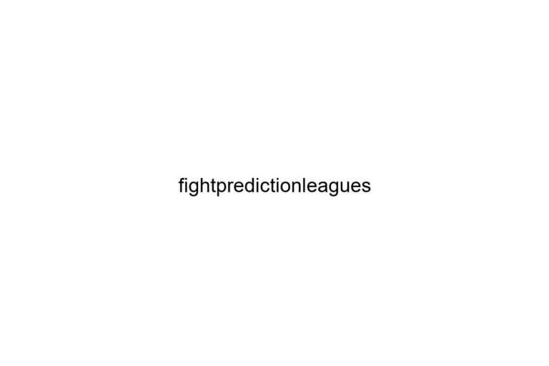 fightpredictionleagues