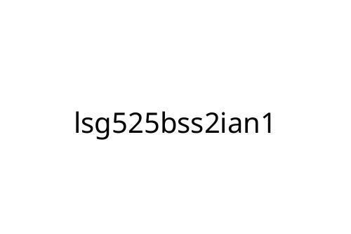 lsg525bss2ian1
