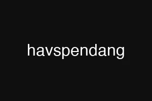 havspendang