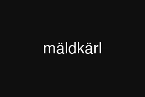 mäldkärl