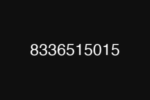 8336515015