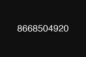 8668504920